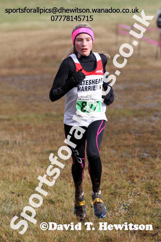 Girls under-13s NEHL, Jarrow. Photo: David T. Hewitson/Sports for All Pics